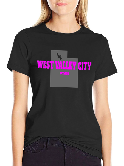 Camiseta Negra West Valley City Utah