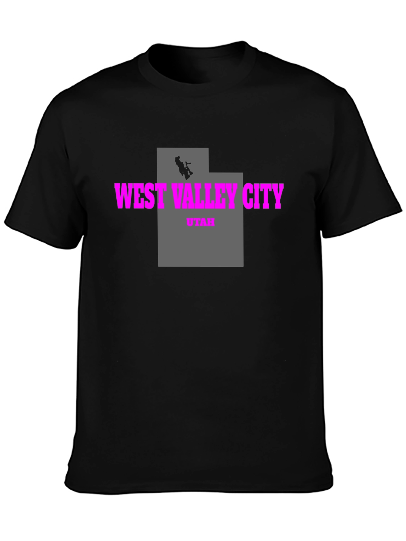 Camiseta Negra West Valley City Utah