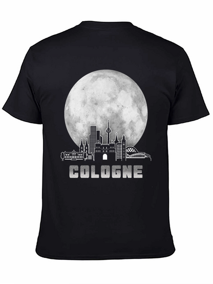 Camiseta Negra Colonia Skyline Luna