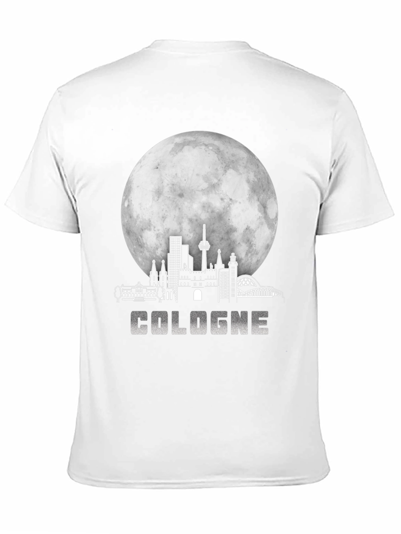 Camiseta Negra Colonia Skyline Luna