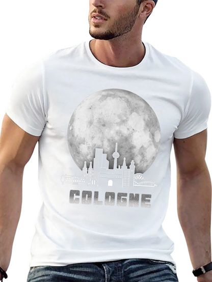 Camiseta Negra Colonia Skyline Luna