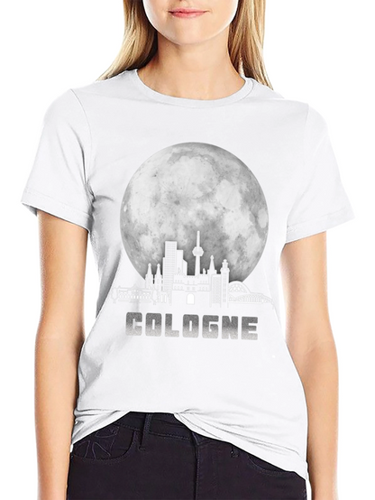 Camiseta Negra Colonia Skyline Luna