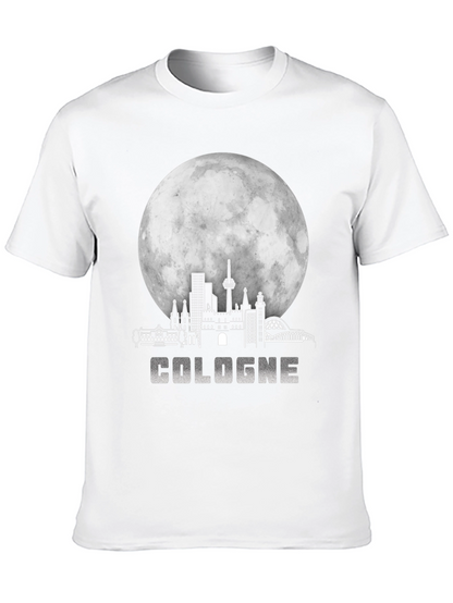 Camiseta Negra Colonia Skyline Luna