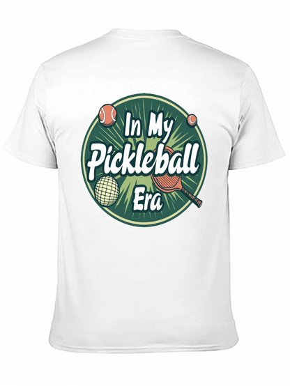 Camiseta Negra In My Pickleball Era Unisex