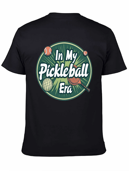 Camiseta Negra In My Pickleball Era Unisex