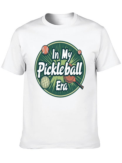 Camiseta Negra In My Pickleball Era Unisex