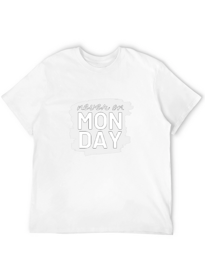 Camiseta Negra - Nunca en Lunes