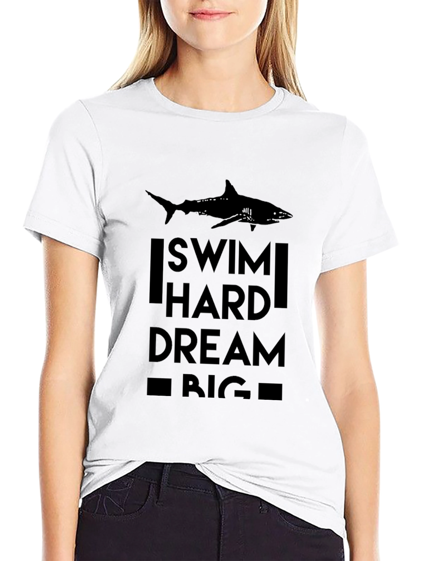 Camiseta Negra: Nada Duro Sueña en Grande