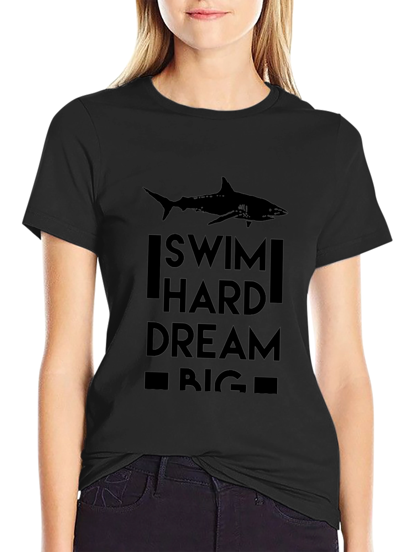 Camiseta Negra: Nada Duro Sueña en Grande