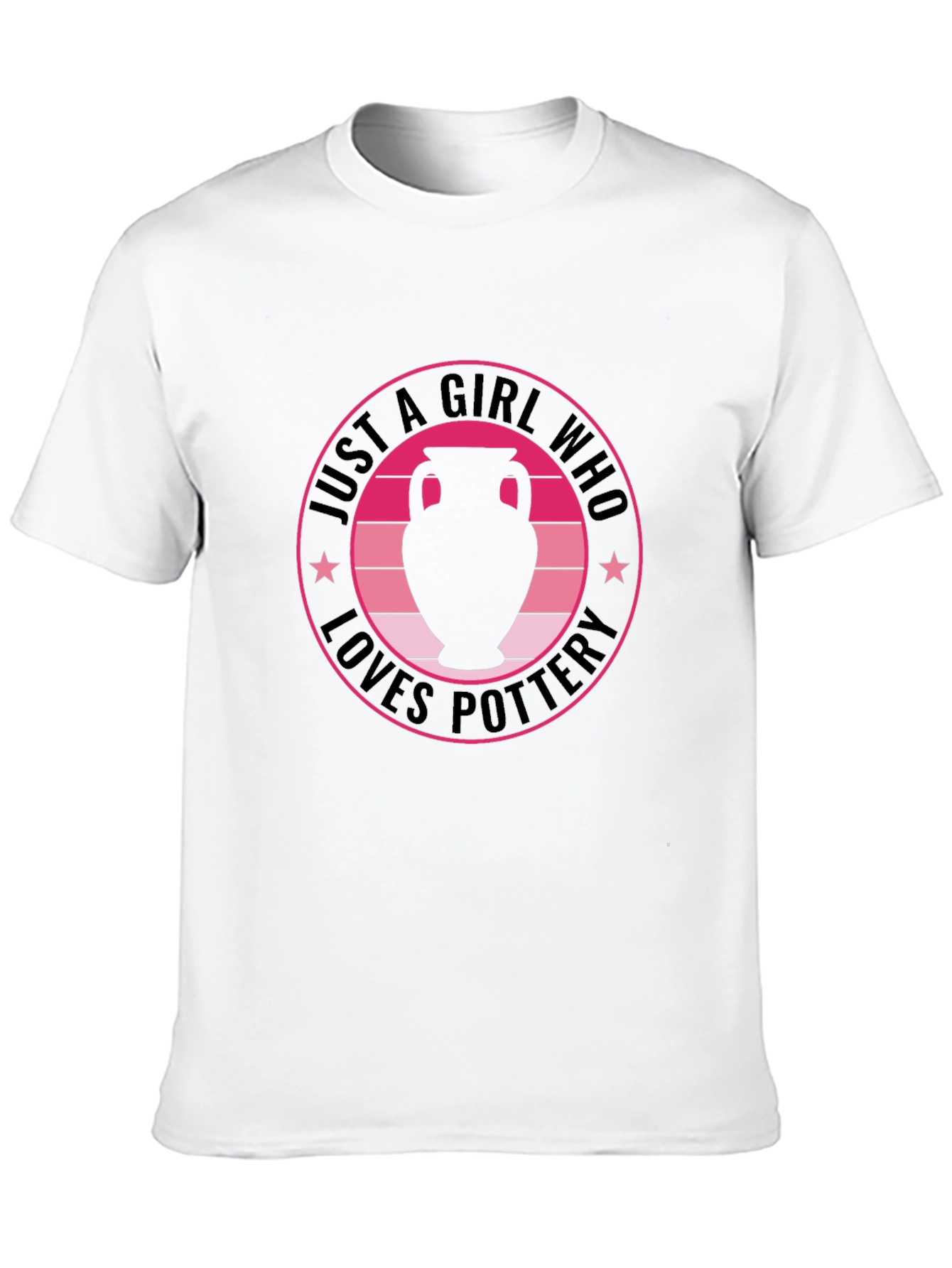 Camiseta Negra: Solo una Chica que Ama la Cerámica
