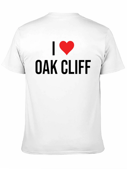 Camiseta Negra I ❤️ Oak Cliff