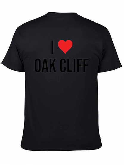 Camiseta Negra I ❤️ Oak Cliff