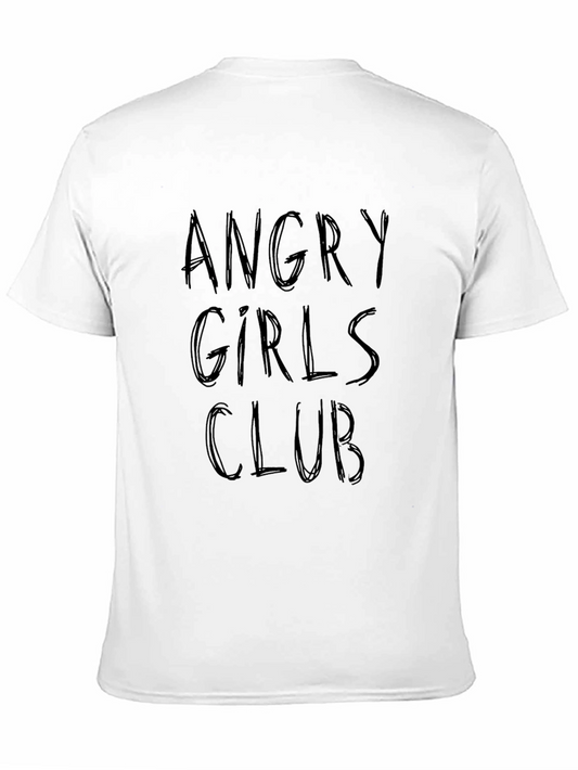 Camiseta Negra Angry Girls Club