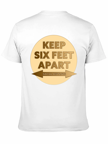 Camiseta Distancia Social - Mantén Seis Pies de Distancia
