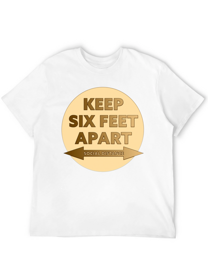 Camiseta Distancia Social - Mantén Seis Pies de Distancia