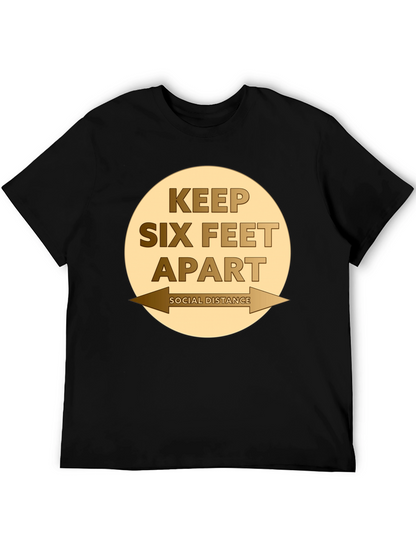 Camiseta Distancia Social - Mantén Seis Pies de Distancia