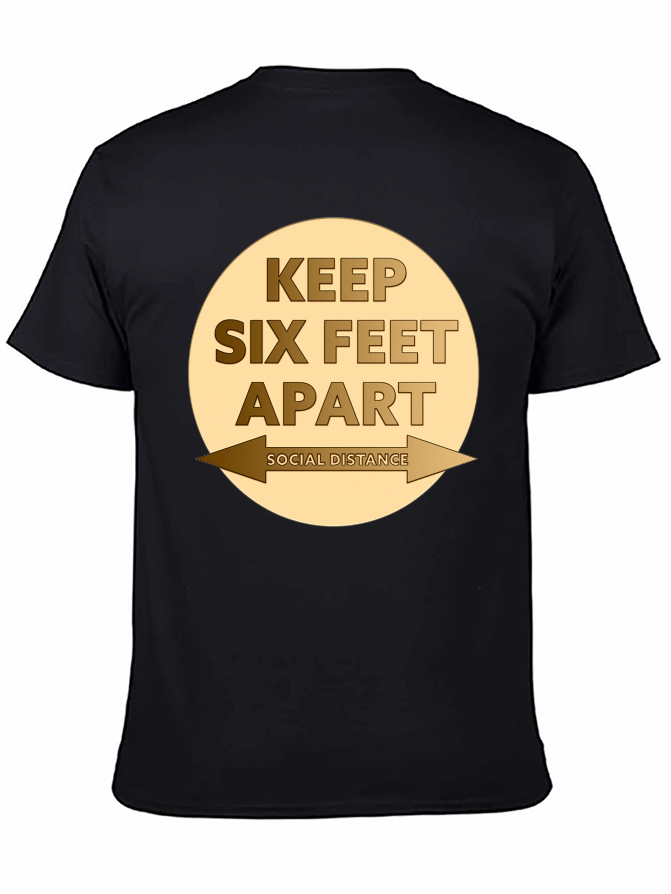 Camiseta Distancia Social - Mantén Seis Pies de Distancia