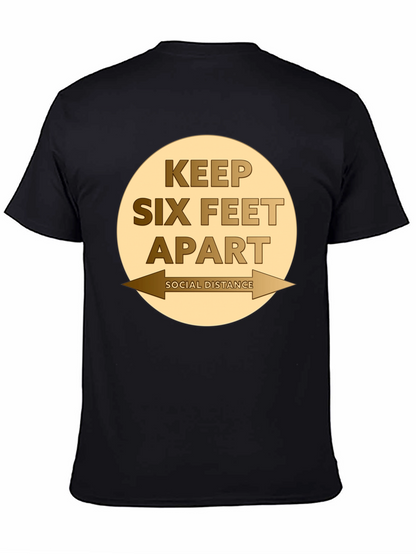Camiseta Distancia Social - Mantén Seis Pies de Distancia