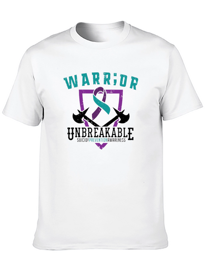 Camiseta Guerrero Inquebrantable - Conciencia Suicida