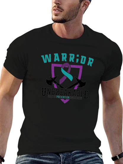 Camiseta Guerrero Inquebrantable - Conciencia Suicida