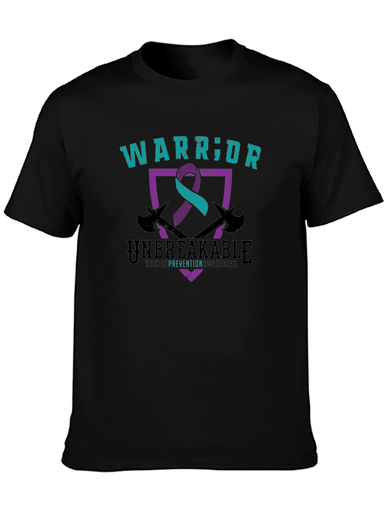 Camiseta Guerrero Inquebrantable - Conciencia Suicida