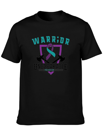 Camiseta Guerrero Inquebrantable - Conciencia Suicida