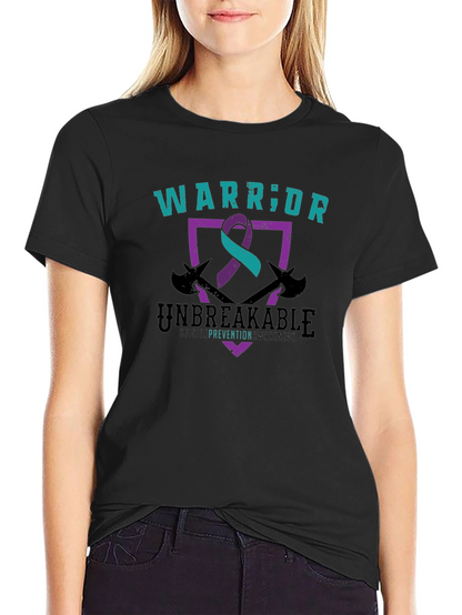 Camiseta Guerrero Inquebrantable - Conciencia Suicida