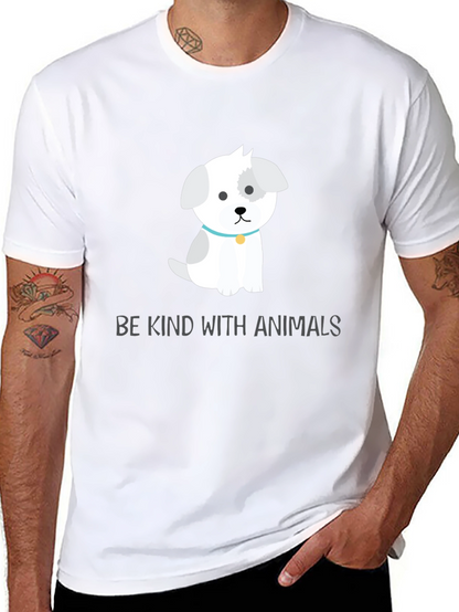 Camiseta Negra con Diseño de Perrito Adorable