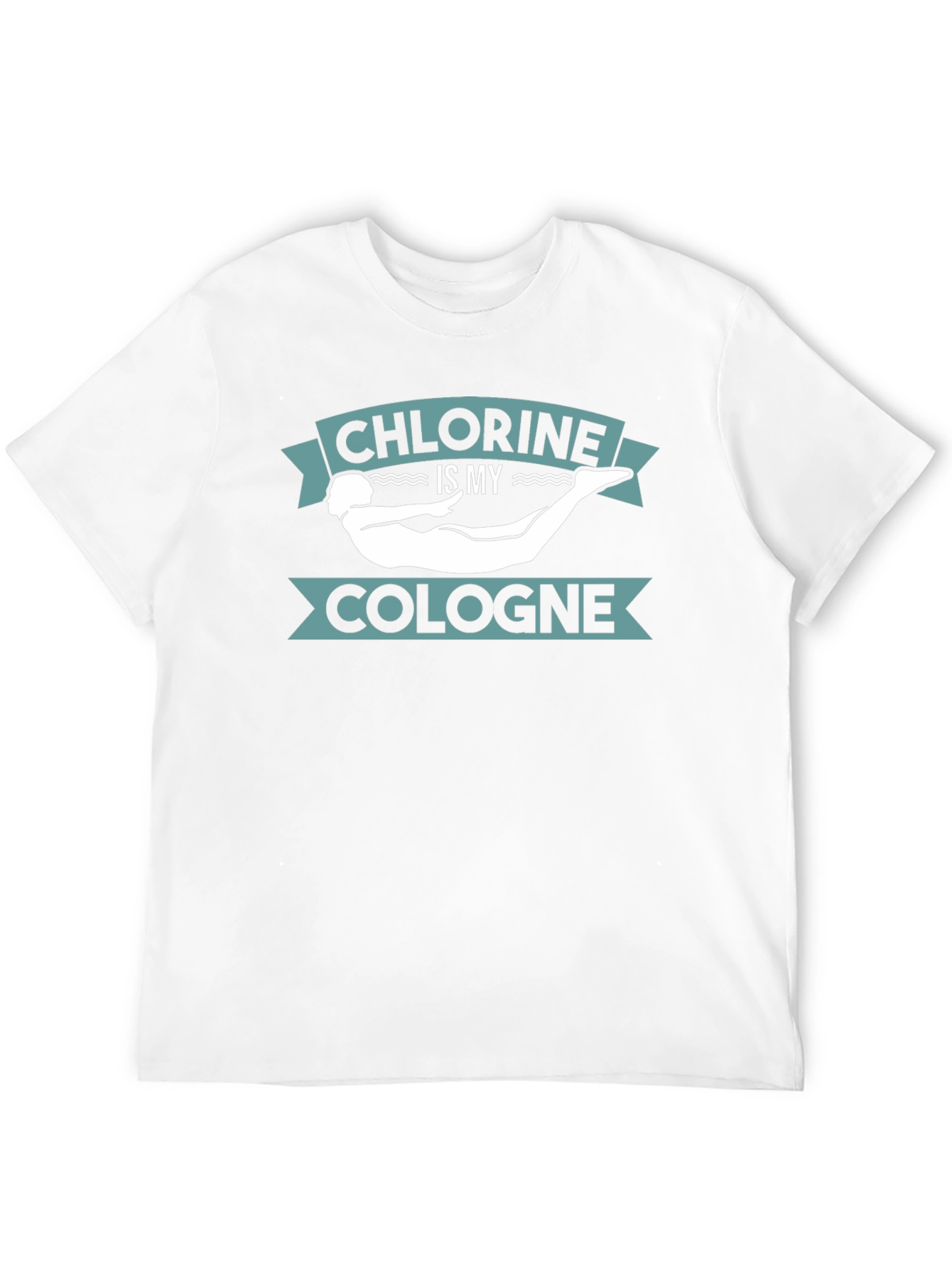 Camiseta Negra Cloro es mi Colonia Natación