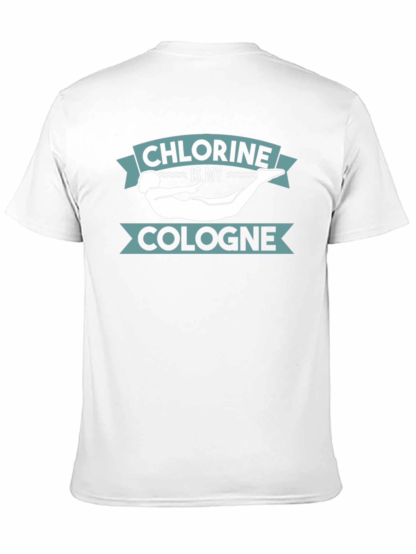 Camiseta Negra Cloro es mi Colonia Natación