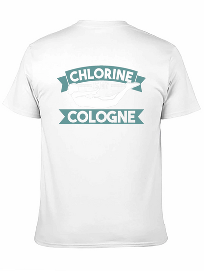 Camiseta Negra Cloro es mi Colonia Natación