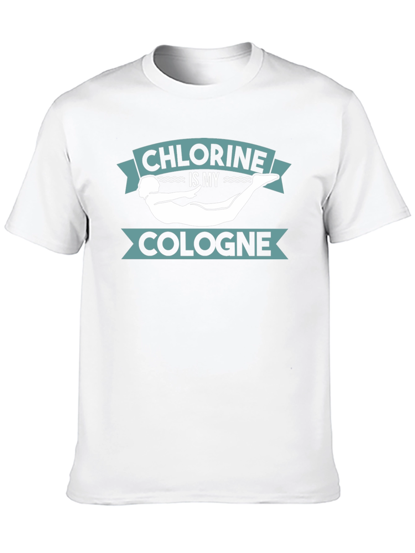 Camiseta Negra Cloro es mi Colonia Natación