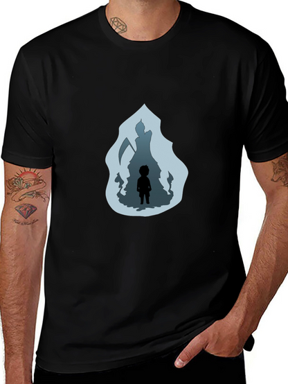 Camiseta Negra: La Parca y el Niño