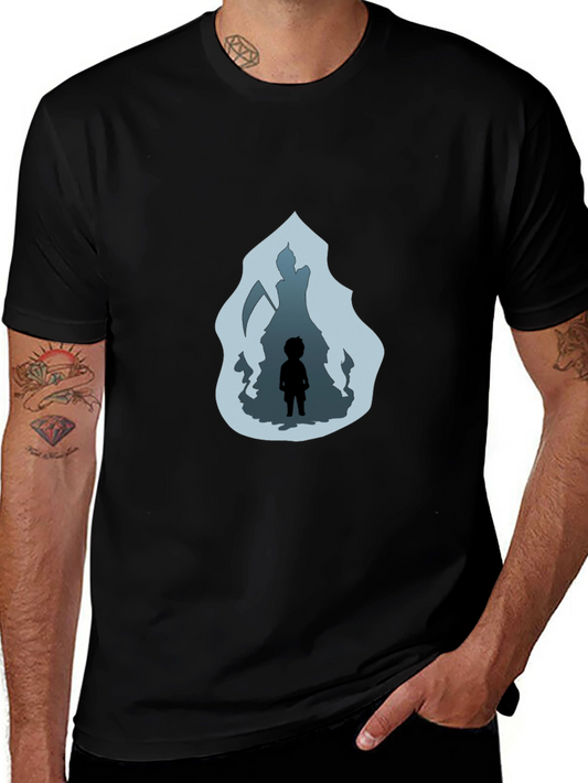 Camiseta Negra: La Parca y el Niño