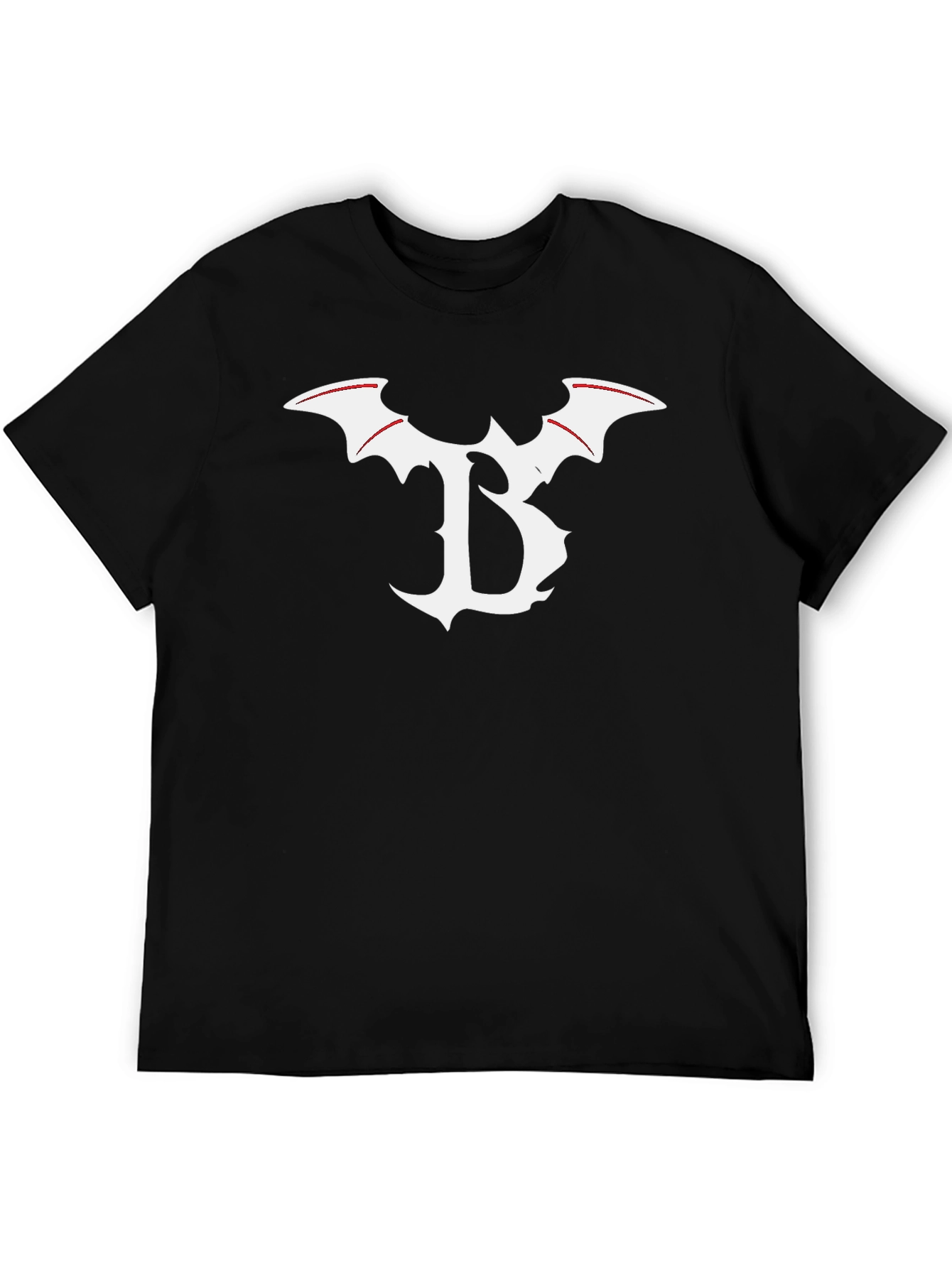 Camiseta Negra B de Murciélago