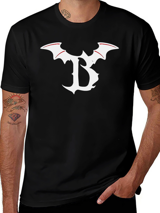 Camiseta Negra B de Murciélago
