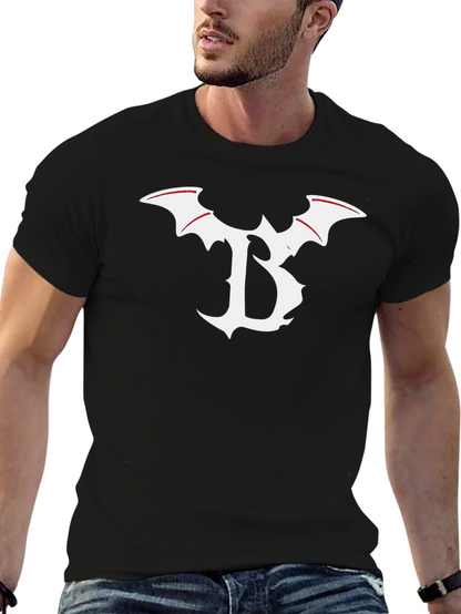 Camiseta Negra B de Murciélago
