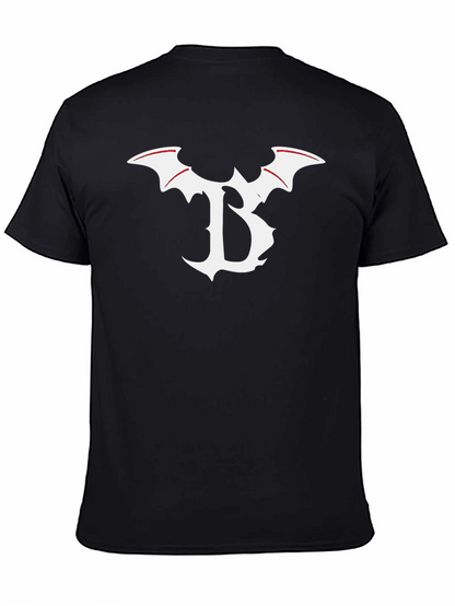 Camiseta Negra B de Murciélago