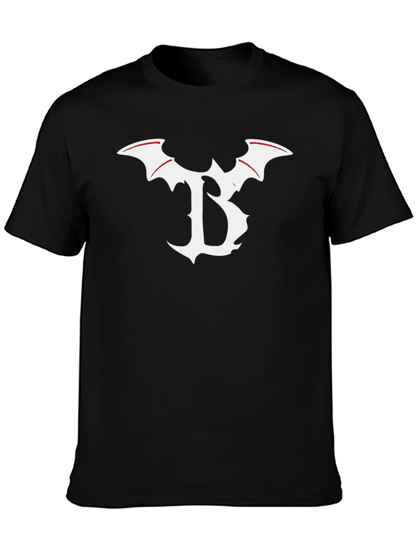 Camiseta Negra B de Murciélago