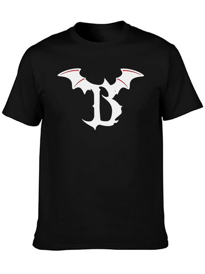 Camiseta Negra B de Murciélago