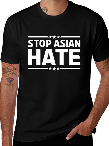 Camiseta Negra Stop Asian Hate