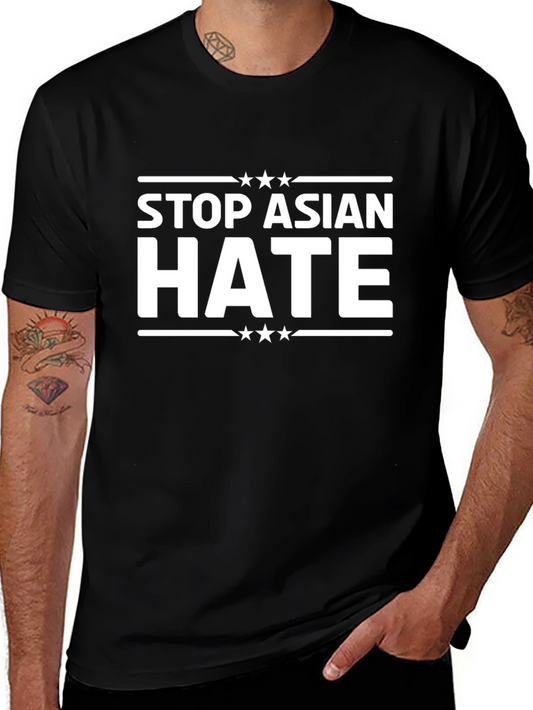 Camiseta Negra Stop Asian Hate