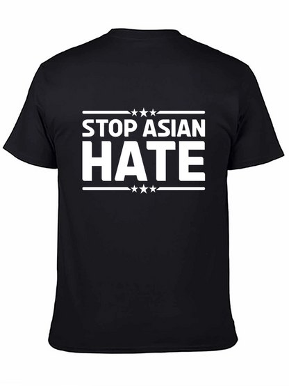 Camiseta Negra Stop Asian Hate