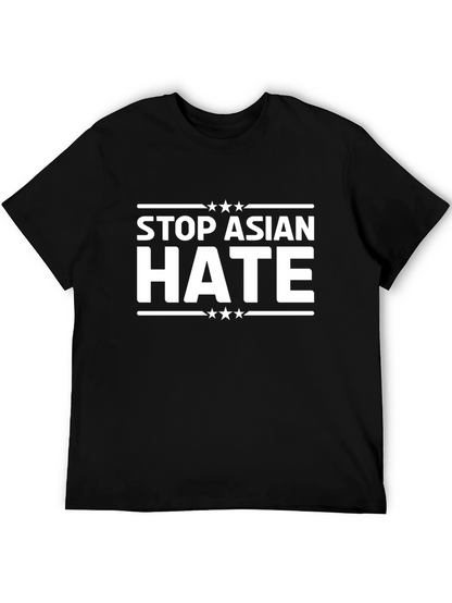 Camiseta Negra Stop Asian Hate