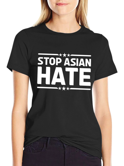 Camiseta Negra Stop Asian Hate