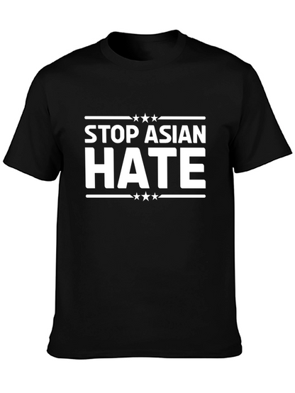 Camiseta Negra Stop Asian Hate