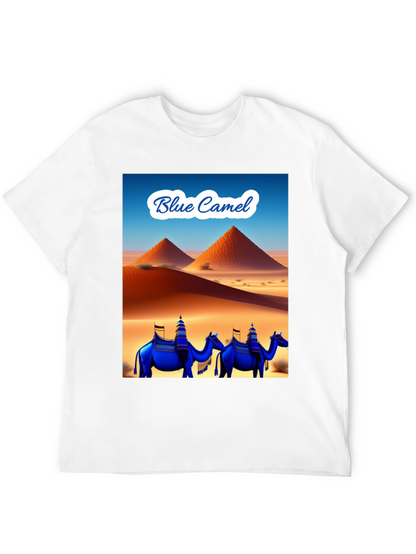 Camiseta Negra Blue Camel Desierto