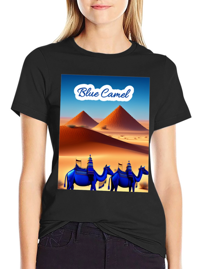 Camiseta Negra Blue Camel Desierto