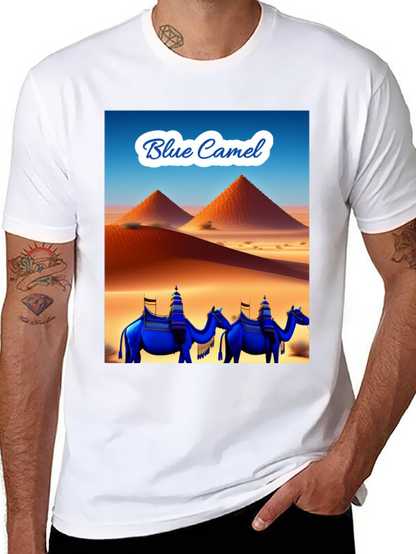 Camiseta Negra Blue Camel Desierto