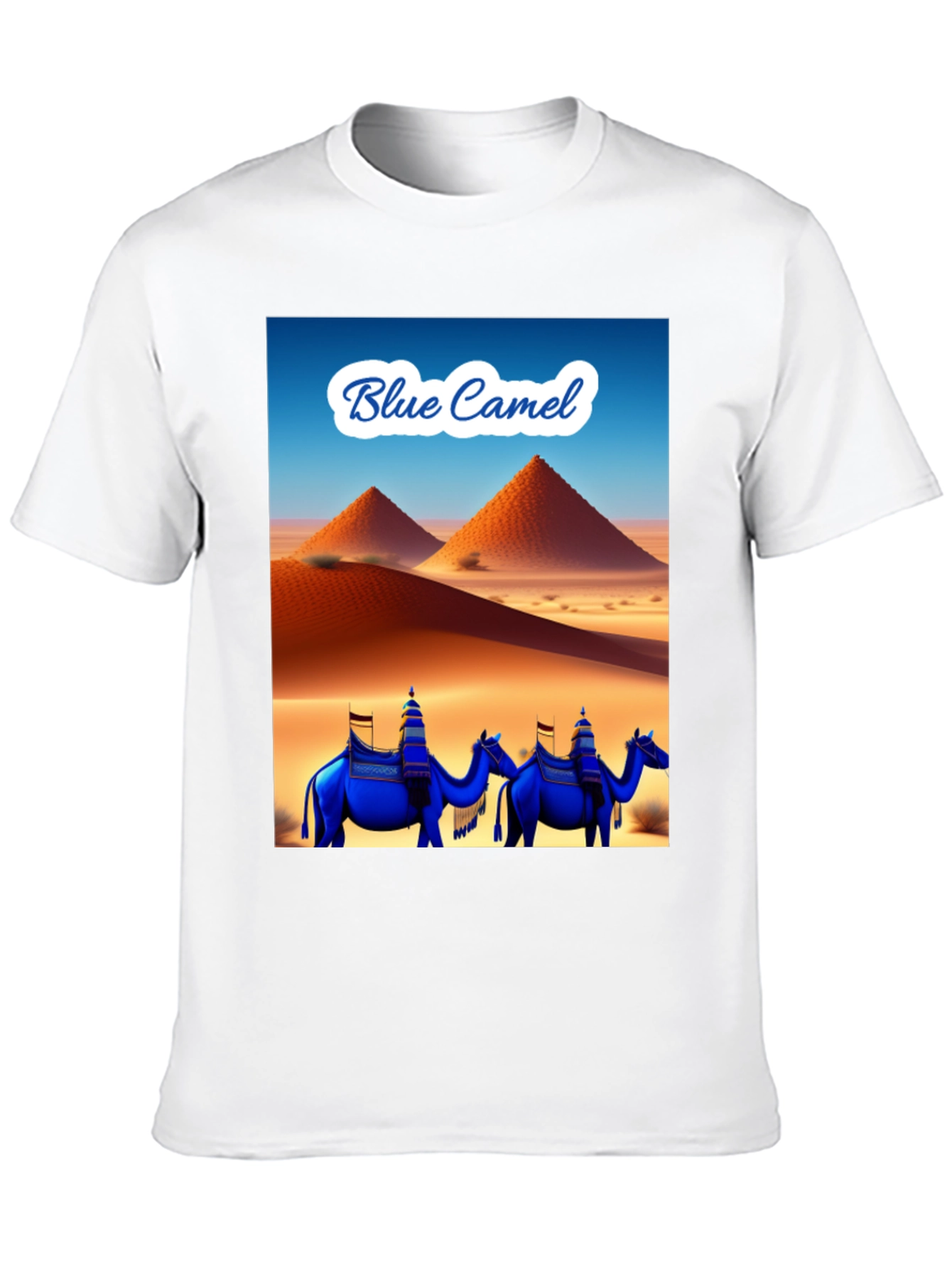 Camiseta Negra Blue Camel Desierto